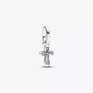 (imagen para) Charm Mini Colgante Cruz Brillante Pandora ME - 793044C01