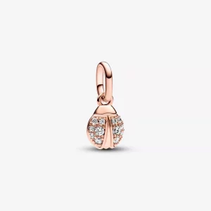 (imagen para) Charm Mini Colgante Mariquita de la Suerte Pandora ME - 783043C01