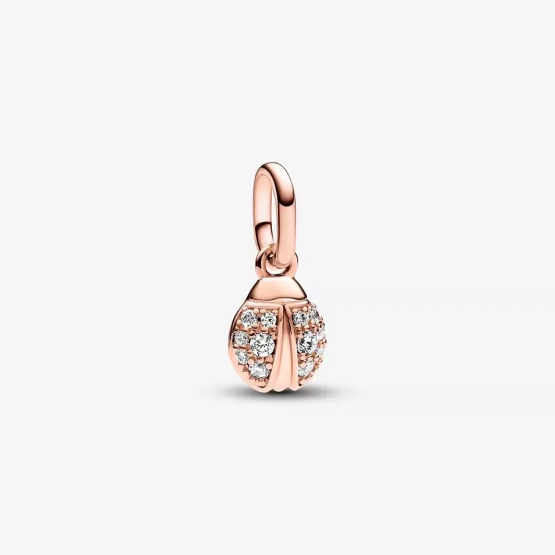 (imagen para) Charm Mini Colgante Mariquita de la Suerte Pandora ME - 783043C01