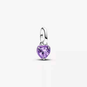 (imagen para) Charm Mini Colgante Pandora ME Chakra Corazón Morado - 793042C04