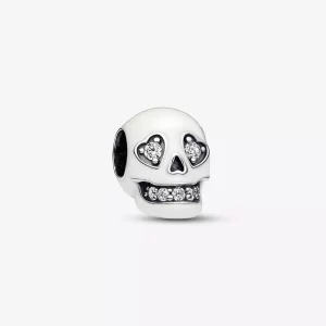(imagen para) Charm Pandora Calavera Brillante que Brilla en la Oscuridad - 792811C01