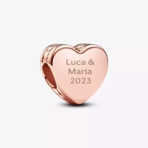 (imagen para) Charm Pandora Corazón para Grabar - 782015C00