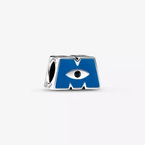 (imagen para) Charm Pandora Logotipo M de Monsters, Inc. de Disney Pixar - 792753C01