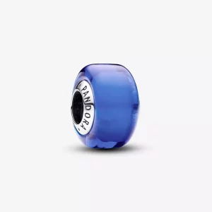(imagen para) Charm Pandora Mini Cristal de Murano Azul - 793105C00