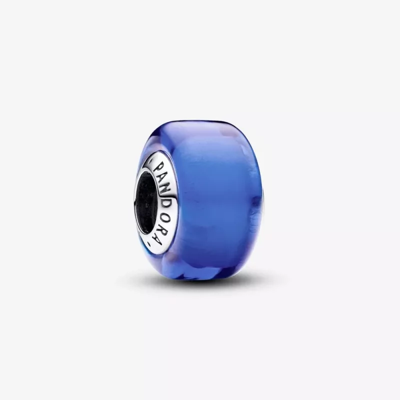 (imagen para) Charm Pandora Mini Cristal de Murano Azul - 793105C00