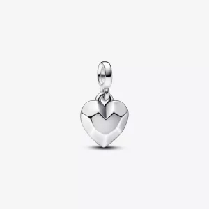 (imagen para) Mini Charm Colgante Corazón Facetado Pandora ME - 792305C00
