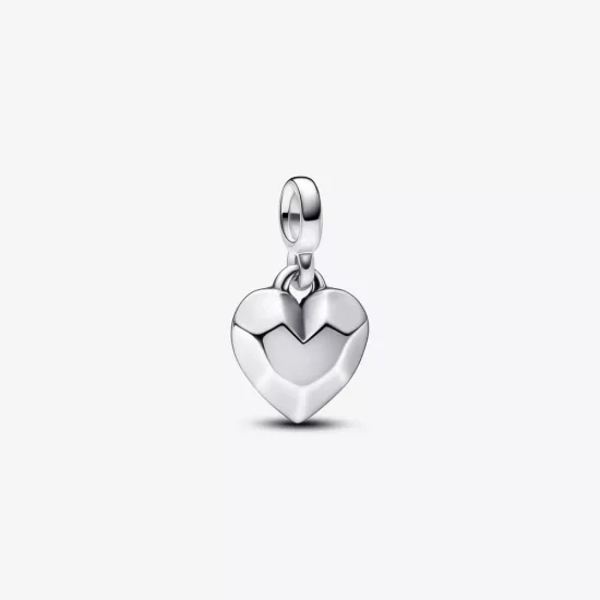 (imagen para) Mini Charm Colgante Corazón Facetado Pandora ME - 792305C00