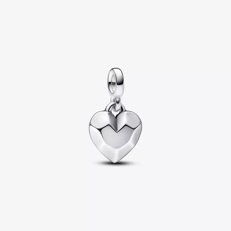 (imagen para) Mini Charm Colgante Corazón Facetado Pandora ME - 792305C00