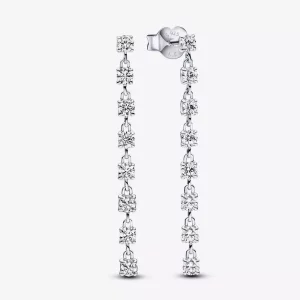 (imagen para) Pedientes Colgante Pandoras Ocho Gemas Brilantes - 293159C01