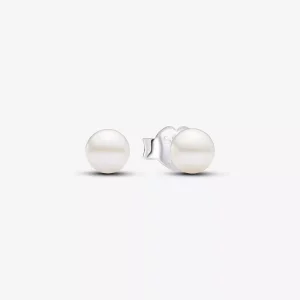 (imagen para) Pendientes Pandora de botón Perla Cultivada de Agua Dulce de 4.5mm - 293168C01