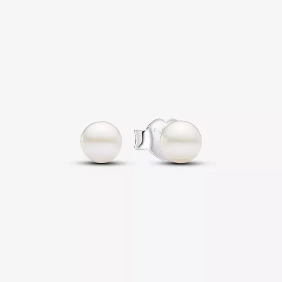 (imagen para) Pendientes Pandora de botón Perla Cultivada de Agua Dulce de 4.5mm - 293168C01