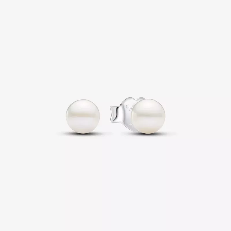 (imagen para) Pendientes Pandora de botón Perla Cultivada de Agua Dulce de 4.5mm - 293168C01