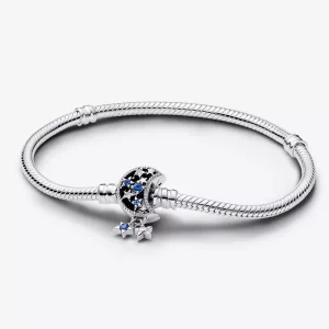 (imagen para) Pulsera Cadena Pandora de Serpiente con Cierre Luna Brillante - 592819C01