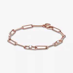 (imagen para) Pulsera de Cadena Pandora de Eslabones y Gemas - 589177C01