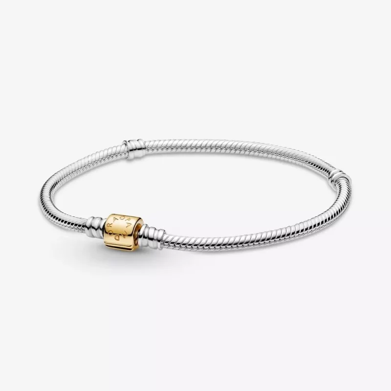 (imagen para) Pulsera Pandora Moments con cierre de barril Cadena de Serpiente - 599347C00