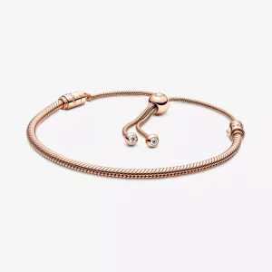 (imagen para) Pulsera Pandora Moments Diseño Cadena de Serpiente con Cierre Deslizante - 589652C01