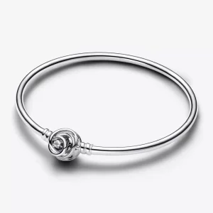 (imagen para) Pulsera Pandora Moments Rígida Cierre Envuelto - 593229C01