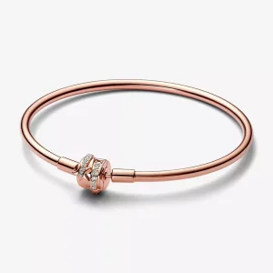 (imagen para) Pulsera Rígida con Cierre Brillante Estrella Fugaz de Pandora Moments - 582734C01