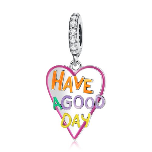 Colgante de letras de amor estilo Pandora - SCC2234 Colgante de letras de amor estilo Pandora - SCC2234
