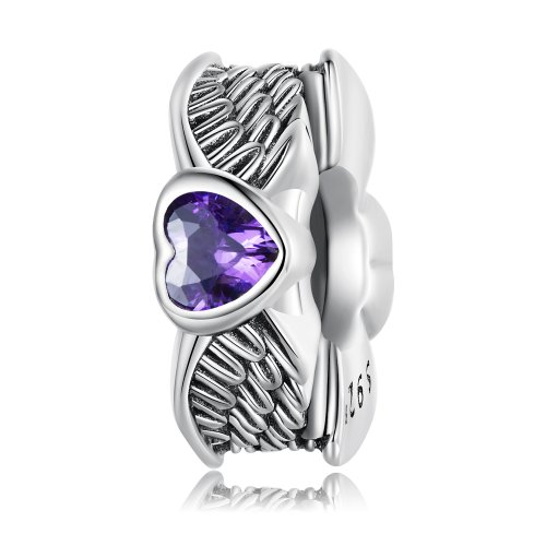 Estilo Pandora Encanto Espaciador Corazón Guardián - BSC677