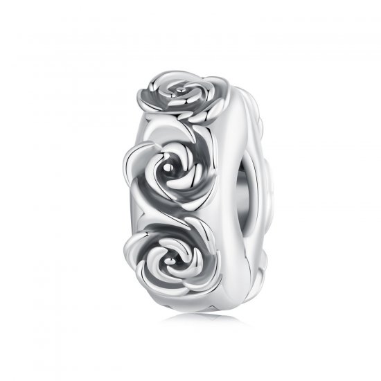 Charm con hebilla de posicionamiento estilo PANDORA Rose - SCC2706 - Haga click en la imagen para cerrar
