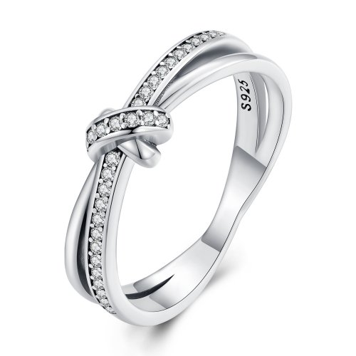Anillo estilo Pandora con nudo - SCR896