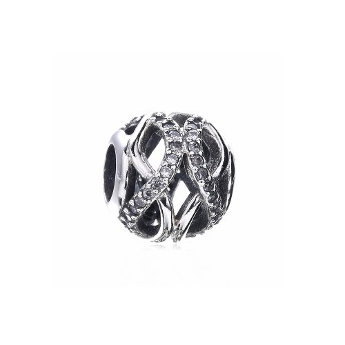 Charm en plata de ley Galaxia chispeante a cielo abierto PANDORA Charm en plata de ley Galaxia chispeante a cielo abierto PANDORA