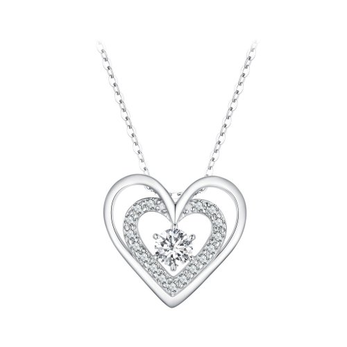 Collar estilo Pandora con corazón - BSN342