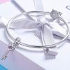 Estilo Pandora Plata El Llavero de la Felicidad Colgante - SCC791