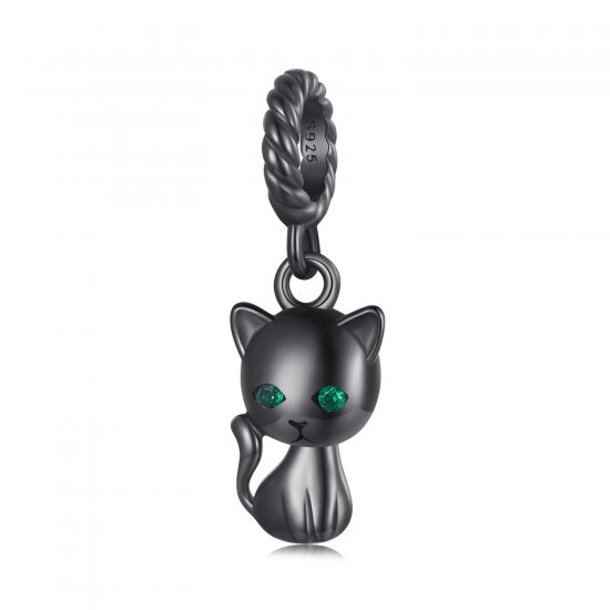 Colgante de gato estilo Pandora - SCX122-D - Haga click en la imagen para cerrar