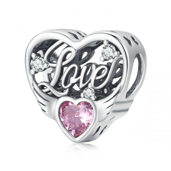 Charm Alas de Amor Estilo Pandora - BSC528 - Haga click en la imagen para cerrar