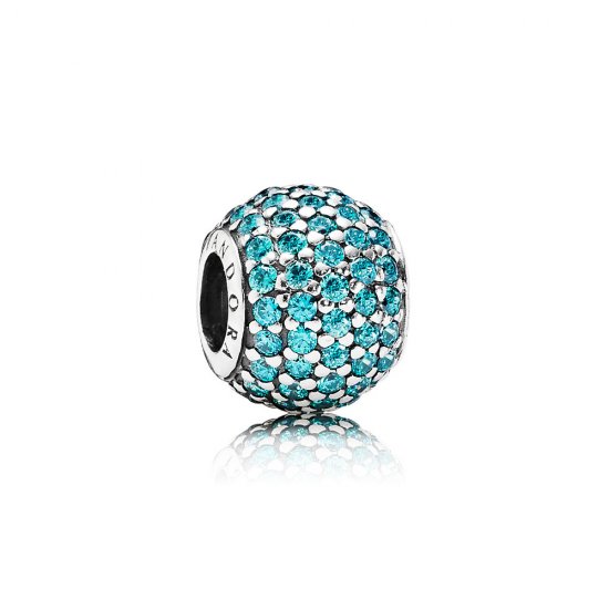 Charm Pavé azul 791051MCZ Charms PANDORA - Haga click en la imagen para cerrar