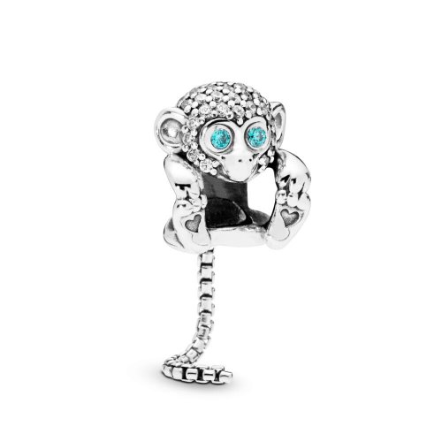 Charm PANDORA en plata de ley Mono Brillante - 798054CZ