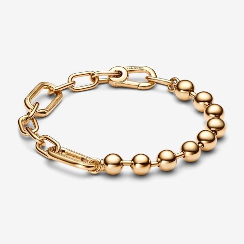 Pulsera de Eslabones Link y Cuentas Metálicas Pandora ME - 562793C00