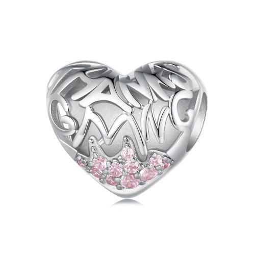 Charm en forma de corazón con estilo de Pandora para Acción de Gracias - BSC923