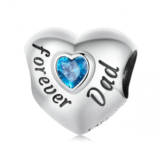 Charm estilo Pandora En memoria de papá - BSC562-BU - Haga click en la imagen para cerrar