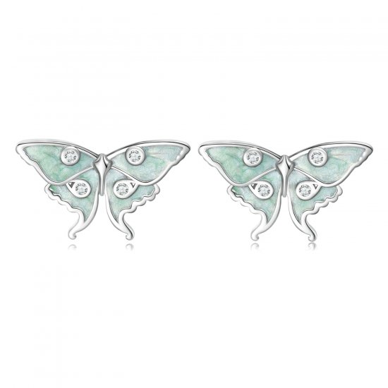 Pendientes de mariposa estilo Pandora del Mago de Oz - BSE828 - Haga click en la imagen para cerrar