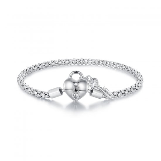 Anillo con estilo Pandora y diseño de diamantes - SCR943 - Haga click en la imagen para cerrar