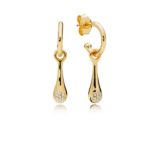 Pendientes colgantes en plata de ley Moderno LovePods™, PANDORA Shine™ PANDORA