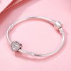 Charm de Primera Amor en Plata Estilo Pandora para el Día de San Valentín - SCC480