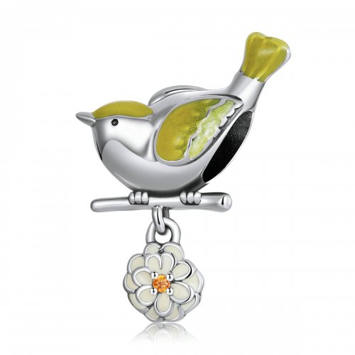 Pandora estilo pájaros y flores - Encanto comienzo de primavera - SCC2191