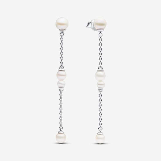 Pendientes Pandora Colgantes Perlas Cultivadas de Agua Dulce - 293152C01 - Haga click en la imagen para cerrar