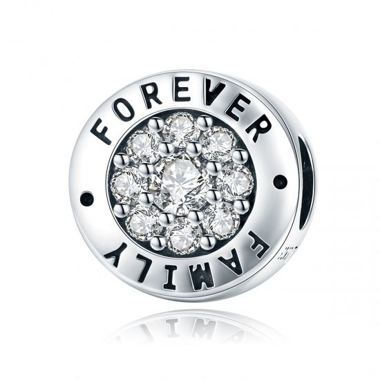 Charm de plata estilo Pandora "Hogar para siempre" - SCC814 - Haga click en la imagen para cerrar
