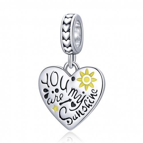 Pendiente colgante estilo Pandora Love Brand - SCC1916