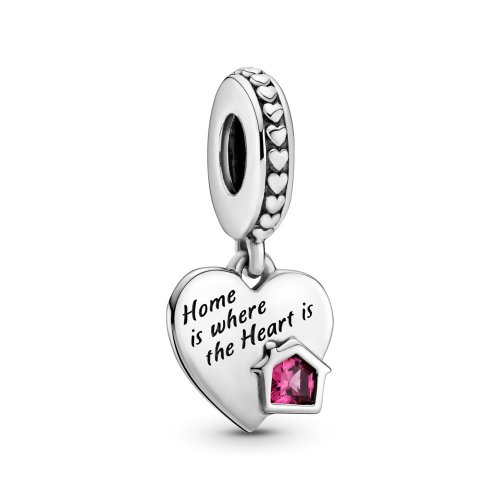 PANDORA Charm Colgante Corazón Amo Mi Hogar - 799324C01