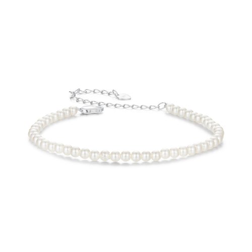 Pulsera de perlas blancas australianas estilo PANDORA - SCB280
