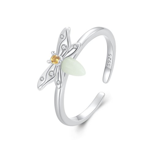 Anillo luminoso con abeja estilo PANDORA - BSR521-E