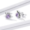Estos aretes tipo Pandora en forma de cangrejo miniatura - BSE572