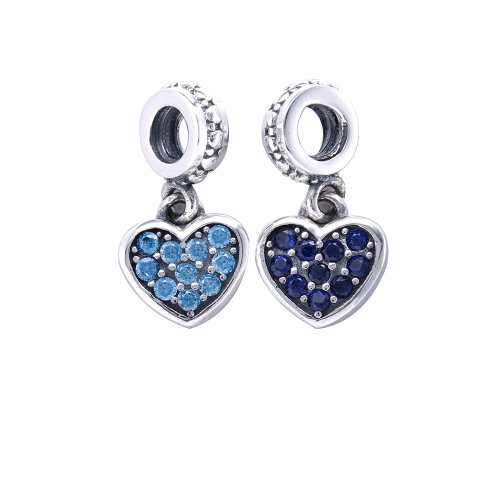Charm Colgante Corazón Pavé Negro - PANDORA