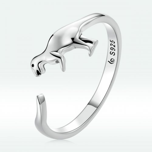 Anillo abierto con estilo Pandora de dinosaurio - BSR226
